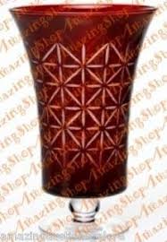 Partylite ruby red glass hurricane lamp vase large candle holder indoor/outdoor. Retired Partylite Ruby Red Hurricane Candle Holder On Popscreen