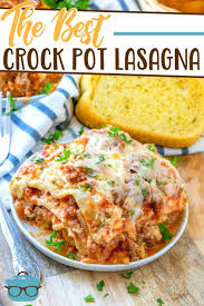 The Best Crock Pot Lasagna Video The Country Cook