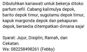 Lowongan kerja terbaru di bogor. Mister Loker Untuk Kariawati Nih Mr Loker Kota Depok Facebook