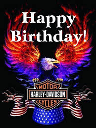 Happy Birthday Images For Him With Motorcycles Happy Birthday Harley Davidson Eagle Happy Birthday Harley Happy Birthday Biker Happy Birthday Pictures