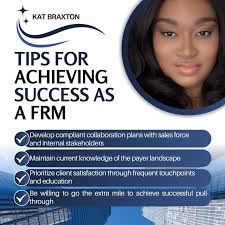 FRMs are pivotal to HCPs, capture some key tips for being successful in the  role!!