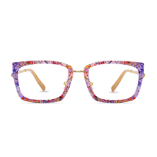 Watercolor Top Frame + Classic Gold Base - Soline - XCombo Eyewear US