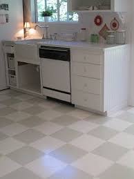 Geometric cushion vinyl flooring black & white tile effect sheet lino cairo new. Diy Painted Vinyl Floors When Your Budget Isn T Ready To Replace It Paint It Vinyl Flooring Kitchen Painted Vinyl Floors Diy Kitchen Flooring
