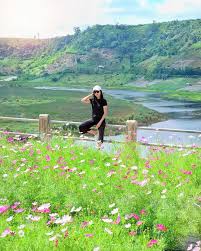 Danau Mas Harun Bastari Ini Adalah Sebuah Danau Yang Indah Dan Dikelilingi Oleh Bukit Bukit Yang Hijau Beserta Berbagai Corak Bunga Bunga In Di 2020 Danau Kota Hijau