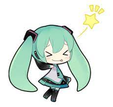Popular The World Over Virtual Idol Hatsune Miku Debuts On Line Hip Cute Hatsune Miku Stickers Illustrated By Pu Hatsune Miku Miku Hatsune Chibi Hatsune