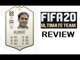 This is his icon / legend card. Fifa 20 88 Rated Icon Patrick Kluivert Review Youtube