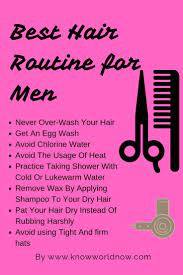 Best Hair Care Routine For Men Care Hair Men Routine Care Hair Men Routine Haare Pflegen Trockene Haut Haarausfall
