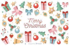 Download Christmas Concept With Flat Design Background For Free Vector Free Free Design Christmas Design