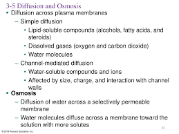 • there are two ways by which molecules may cross semipermeable membranes: Fundamentals Of Anatomy Physiology Ppt Download