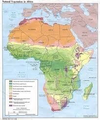 Africa Vegetation Map Further Heat Index Chart Likewise
