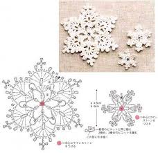 110 crochet snowflakes free pattern diagram crochet