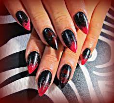 Black And Red Acrylic Nails Red Acrylic Nails Black Acrylic Nail Designs Black Acrylic Nails