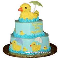 1185 Rubber Ducky Baby Shower Cake Abc Cake Shop Bakery