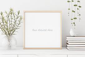 Square Poster Frame Mockup Nastennye Kartiny Fonovye Izobrazheniya Dizajn
