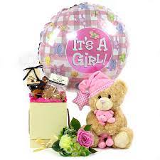 Flowers and teddy bear delivery london. Pink Baby Gi Same Day Flower Delivery London Uk