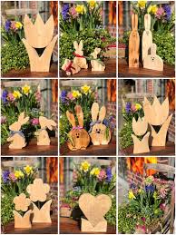 Dekoration Aus Holz Ostern Basteln Holz Dekoration Osterdeko