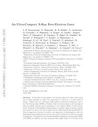 His main area of current research is quantum information sciences, where his group uses trapped atomic ions and a range of photonics technologies in an effort to construct a scalable quantum information. Pdf An Ultra Compact X Ray Free Electron Laser