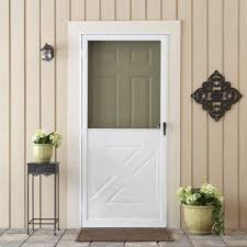 A wide variety of home depot doors wood options are available to you, such as project solution capability, open style, and surface finishing. Emco 36 In X 80 In 75 Series White Crossbuck Storm Door E75xb 36wh The Home Depot