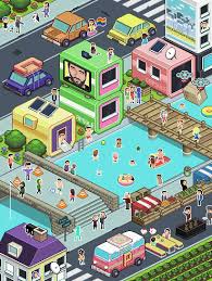 137 pixel art hd wallpapers and background images. Pixel Art City On Behance