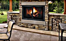 9 outdoor fireplace designs & ideas. Weather Proof Outdoor Masonry Fireplace Doors Customizable