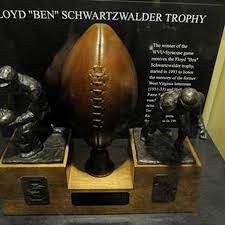 In college football, the west virginia mountaineers play syracuse orange. Thanks For Taking Care Of Our Schwartzwalder Trophy West Virginia Troy Nunes Is An Absolute Magician