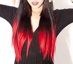 Ombre Fiery Red Hair Google Search Dip Dye Hair Red Ombre Hair Dipped Hair