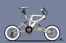 gaapがこんな姿になるとどうだろうか勝手に設定してみました 電動ディレ ラ サスペンションとステアリングが分離されたフロントスイングアーム ベルト駆動 ポジションの変更が可能なシトポストゥな bicycle bike bike design