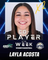 The Eagles sweep the SSC Player of the Week awards (again)! Laurie Satchell  had 22 pts and 13 reb, while Eliana Sheplee had 25 pts, 11 reb, and 3 stl!  #GoERAU // #DaytonasHometownTeam