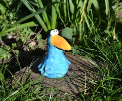 Keramik Gartendeko Vogel Fiona Keramik Gartendekoration Garten Deko