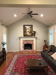 Cathedral ceilings can be a dramatic look. Fireplace Wall Ideas Vaulted Ceilings