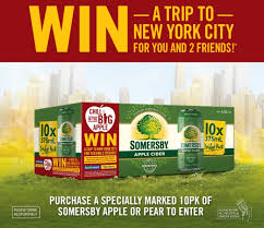 Please contact our customer care team. Somersby Apple Cider Competition Win A Trip To New York At Somersbycider Com Au