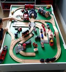The designs rely heavily on short curves—the e1 curves and o1 and p1 switches in the brio system—and these track types are not prevalent in brio sets. 10 Brio Train Layout Ideas Brio Train Train Layouts Wooden Train Track