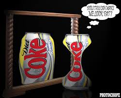 According to density of coke and diet coke , regular coke has a density of 1.042g/ml, so just multiply that by 330 and you get 343.86g. Drink Diet Soda Gain More Weight Mary Rodavich Ms Rd Ldn