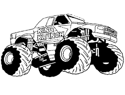 You might also be interested in coloring pages from monster truck category. King Krunch Monster Truck Coloring Page Free Printable Coloring Pages For Kids