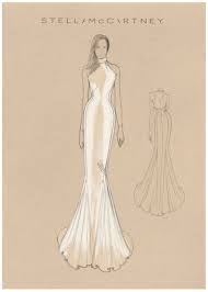 The dress was the second look by a female british designer worn by the duchess on her wedding day. Meghan Markle Second Wedding Dress Sketch People Com