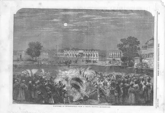 Bombay Photo Images[ Mumbai]: An Indian Railway Station"*, 1854