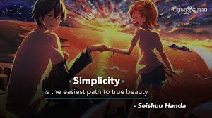 Aug 23, 2018 · since it's just a great anime, let's rank the best quotes from a silent voice, with the help of your votes. The Best Anime Quotes Of All Time 50 Of The Most Motivational Anime Quotes Ever Seen Dogtrainingobedienceschool Com