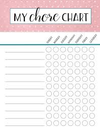 Chore Chart Girls 2 Six Clever Sisters