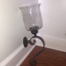 This elegant natural wood wall shelf is the perfect functional decor solution. Hobby Lobby Wall Decor Scroll Metal Wall Sconce With Hurricane Jar Large Poshmark