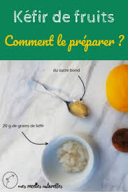 Comment Faire Du Kefir De Fruits Kefir Kefir De Fruit Aliments Fermentes
