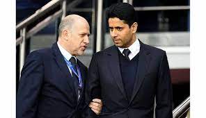 Paris saint germain kulübünün yüzde yetmişini satın almakla birlikte, katar tenis federasyonu, asya tenis federasyonu ve al jazeera sports kanalının başkanlığını yürütmektedir. Justice Nasser Al Khelaifi Mis En Examen Pour Corruption Active
