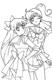 Sailor Venus Et Jupiter Sailor Moon Coloring Pages Sailor Moon Manga Sailor Moon