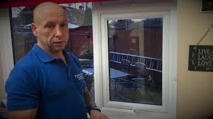 To avoid damaging the wall, hold a wood block against it. How To Remove Glass From A Double Glazed Upvc Window Youtube