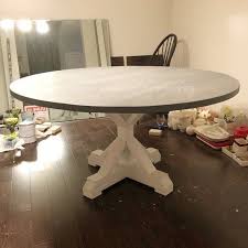 Round Farmhouse Table Read Description On Shipping Its Not Etsy Round Farmhouse Table Farmhouse Round Dining Table Farmhouse Table