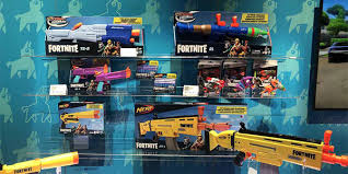 Бластер hasbro nerf райвл финишер синий. New York Toy Fair 2019 Hasbro Nerf X Fortnite