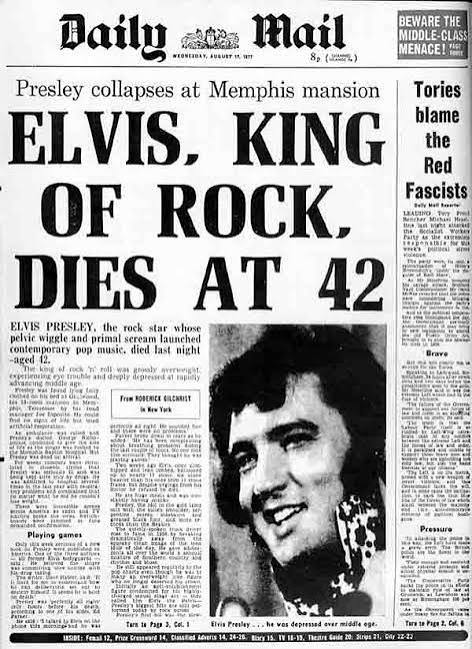 Elvis Presley Died On This Day 47 Years Ago : r/ElvisPresley