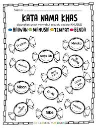 Selalunya perkataan demikian menamakan orang, haiwan, tempat, benda, atau konsep. Latihan Bahasa Malaysia Lembaran Kelasi Home Tuition Facebook