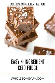 You've got to try one of the recipes from healthy and wholesome dessert recipes you'll want to eat made with clean ingredients you already. Easy Keto Fudge Recipe 4 Ingredients Video Wholesome Yum