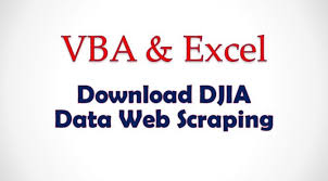 Vba Project Download All Djia Stock Information Data Dow