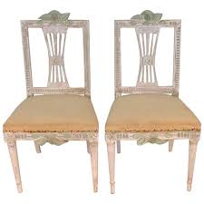 Pair Of Swedish Gustavian Chairs Lindome 1stdibs Com Gustavian Chair Gustavian Furniture Furniture